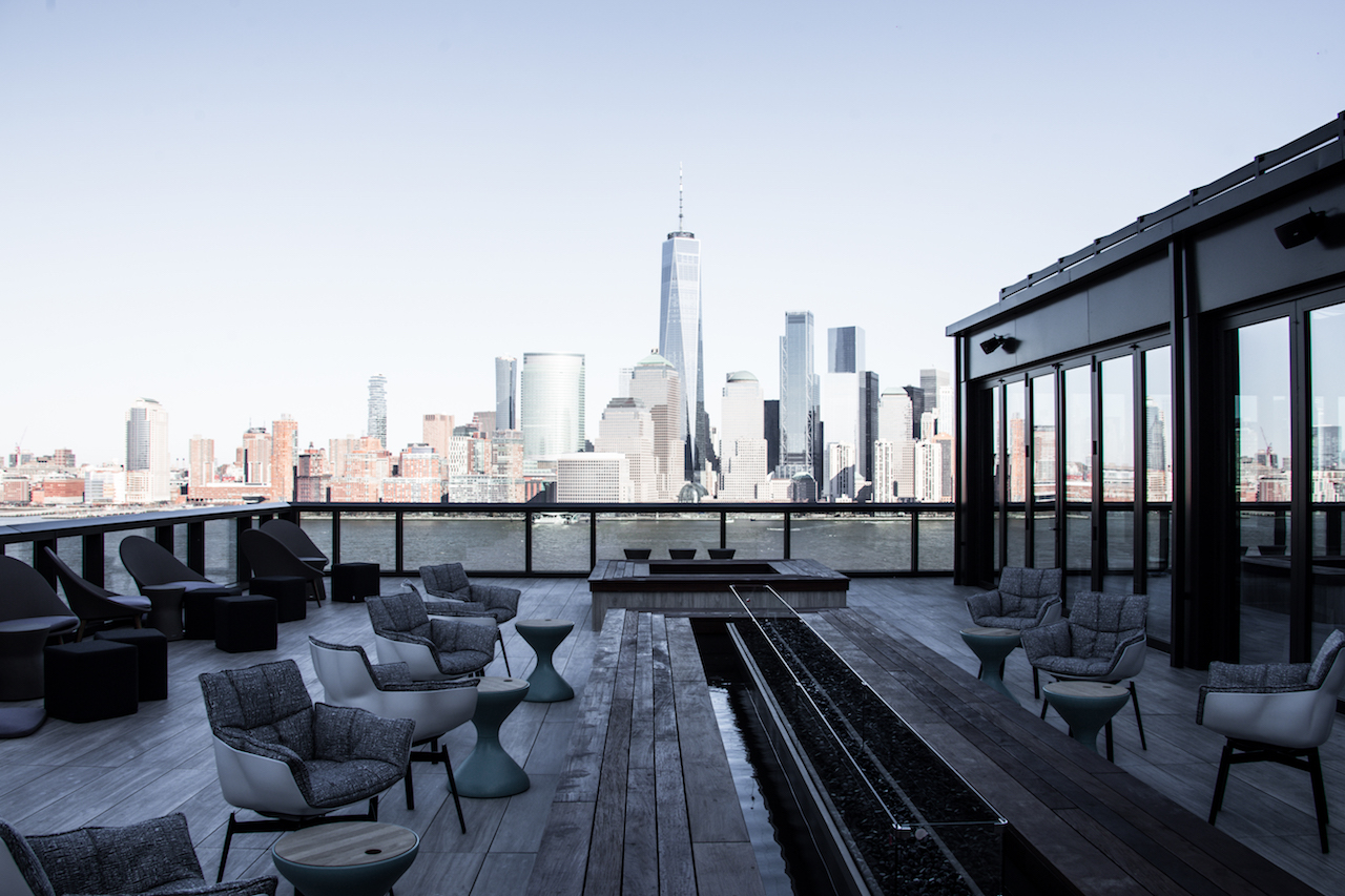 The Hyatt House's Swanky Rooftop At Exchange Place Is Now Open | Jersey ...